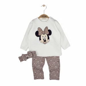 Minnie Mouse Baskılı 3'lü Takım