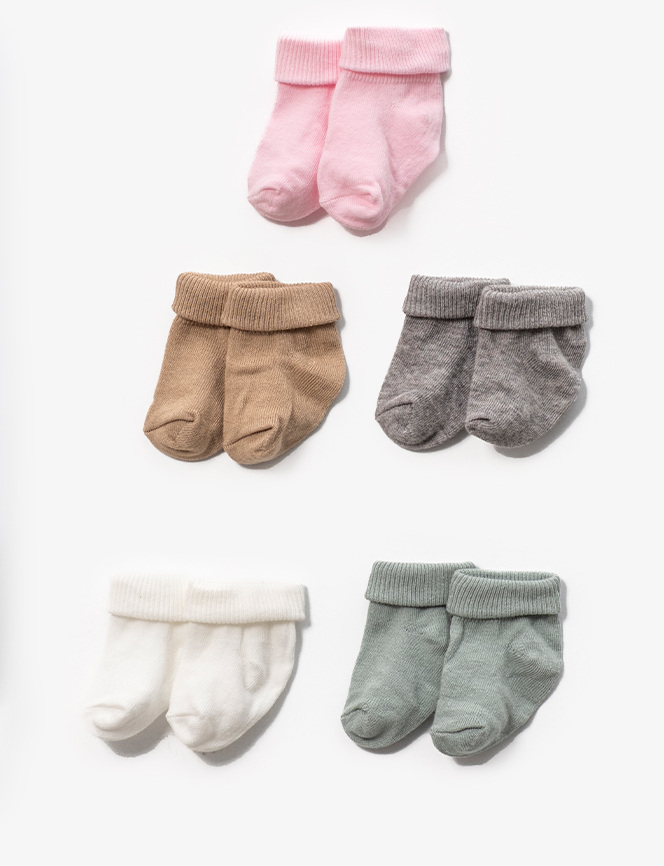 Kutulu Unisex 5'li Çorap Seti